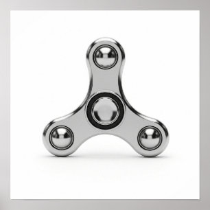 Spinner för fastlöst stål, Fidget Poster