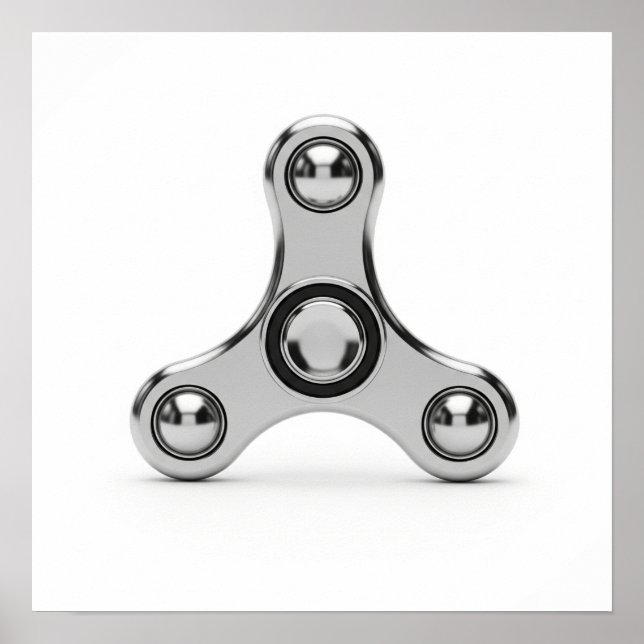 Spinner för fastlöst stål, Fidget Poster (Framsidan)