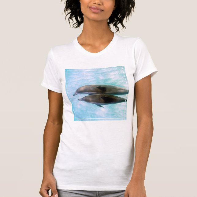Spinnerdelfiner | Oahu Hawaii T-shirt (Framsida)