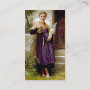 Spinneren, William-Adolphe Bouguereau Visitkort