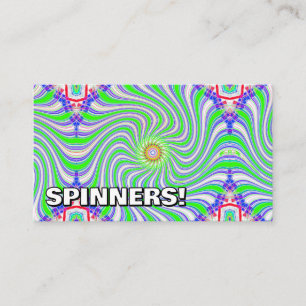 SPINNERS! (du kan ändra ord) Visitkort