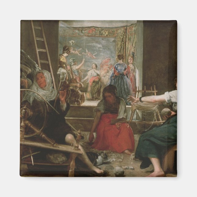 Spinners, eller The Fable of Arachne, 1657 Magnet (Framsidan)