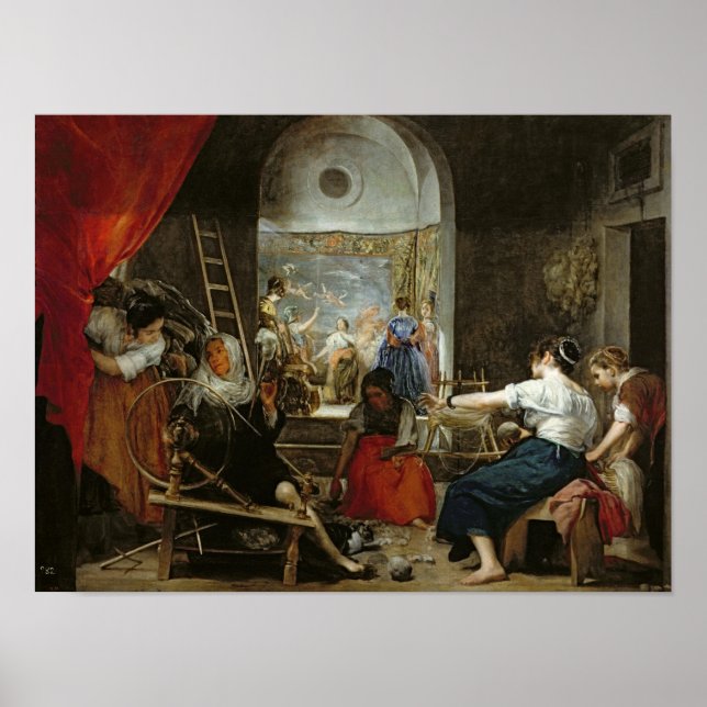 Spinners, eller The Fable of Arachne, 1657 Poster (Framsidan)