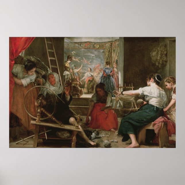 Spinners, eller The Fable of Arachne, 1657 Poster (Framsidan)