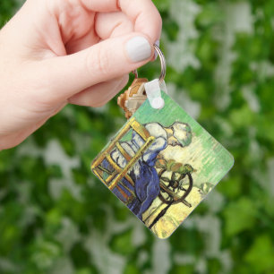 Spinnerskan av Vincent van Gogh Nyckelring