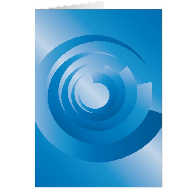 spinning av himlar färg hälsningskort (Framsidan)