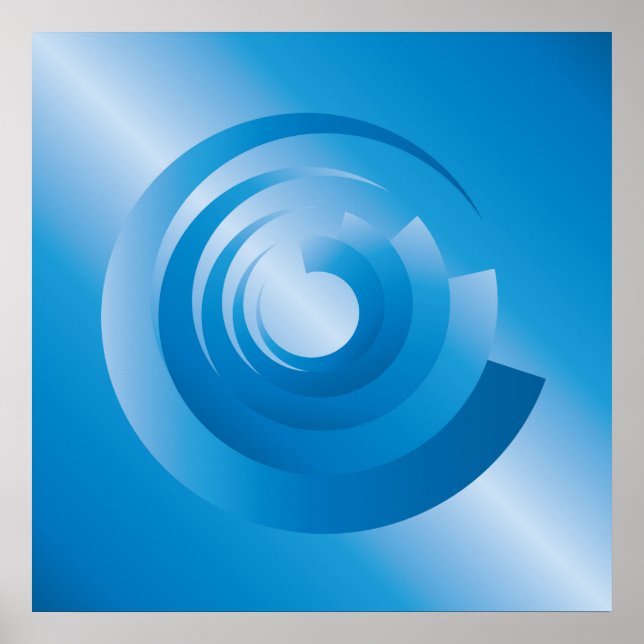 spinning av himlar färg poster (Framsidan)