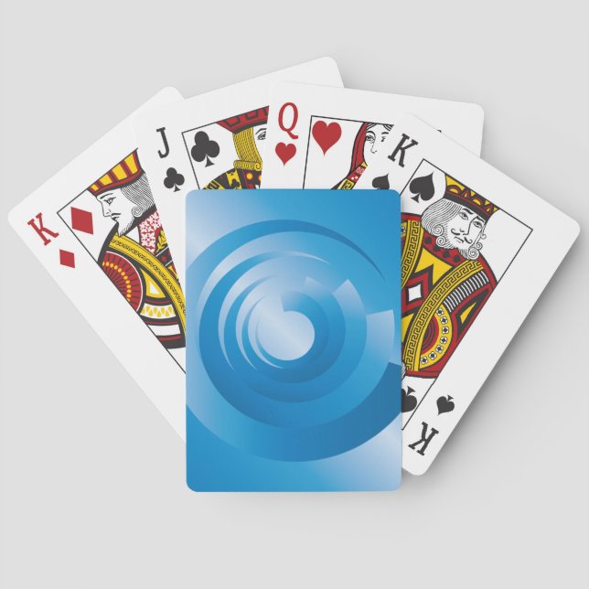 spinning av himlar färg spel kort (Baksidan)