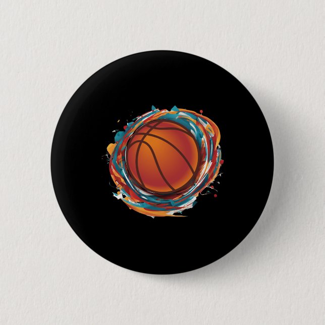 Spinning Basketball Boll Knapp (Framsida)