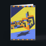 Spinning Dreidel Helgkort<br><div class="desc">Drömmaren, en toppen som brukade spela ett traditionellt Hanukkah-spel, har en hebreisk brev på var och en av sina fyra sidor. De är det första brev i ord som utgör hebreiska frasen "Ett underbart mirakel har inträffat där". Det handlar om Hanukkah-miraklet som inträffade i det gamla Israel. Den här drömmaren...</div>