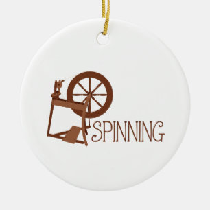 Spinning Julgransprydnad Keramik