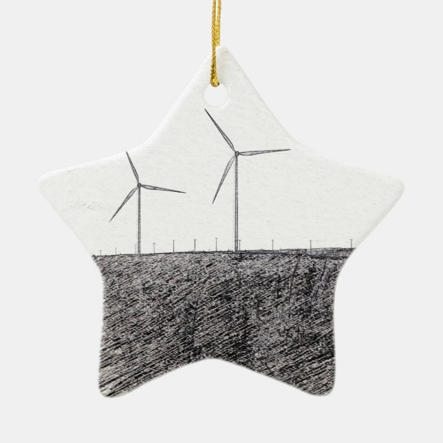 Spinning Julgransprydnad Keramik (Framsidan)