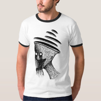 Spinning Mind - Abstrakt Mörk Art T-shirt Design