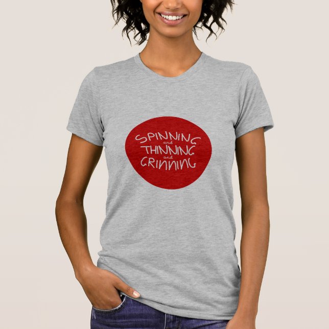 Spinning och tonning samt grensning tee shirt (Framsida)