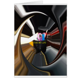 Spinning Office Essentials Modern Wall Decor Hälsningskort