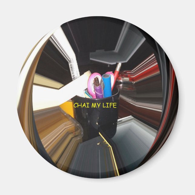 Spinning Office Essentials Modern Wall Decor Magnet (Framsidan)