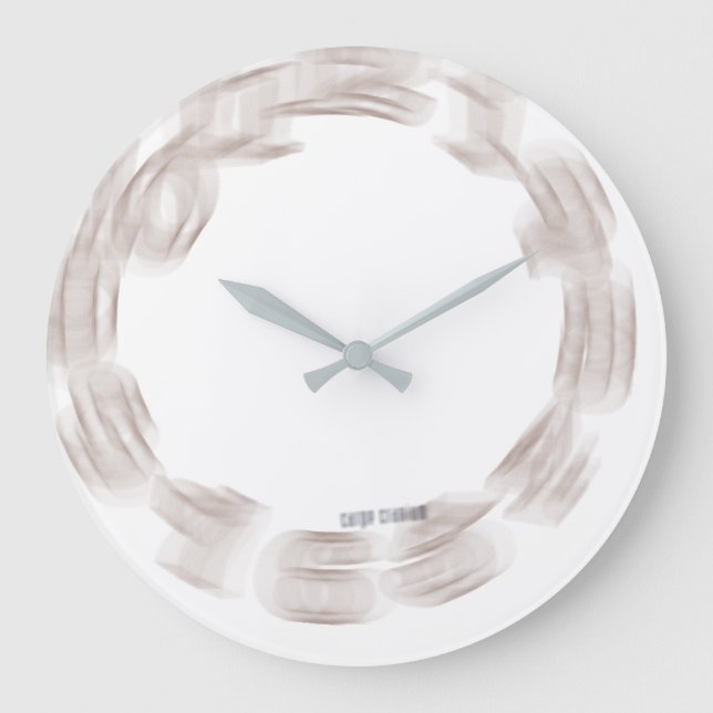 Spinning-out-of-Control Geek Stor Klocka (Framsida)