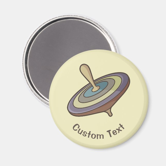 Spinning överst magnet (Front/Back)