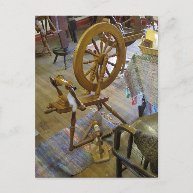 Spinning Wheel Vykort (Framsida)