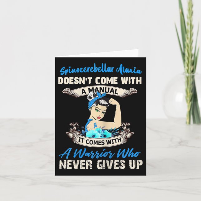 Spinocerebellär Ataxi Kommer Inte Med En Bruksanvi Kort (Framsida)