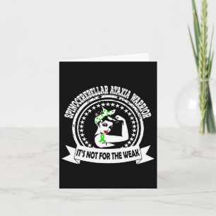 Spinocerebellar Ataxi Warrior Awareness T Kort