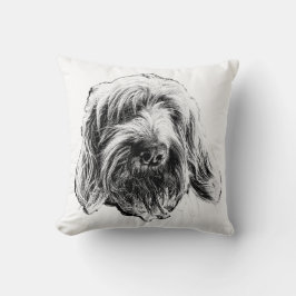 Spinone Italiano Dog Throw Pillow Kudde
