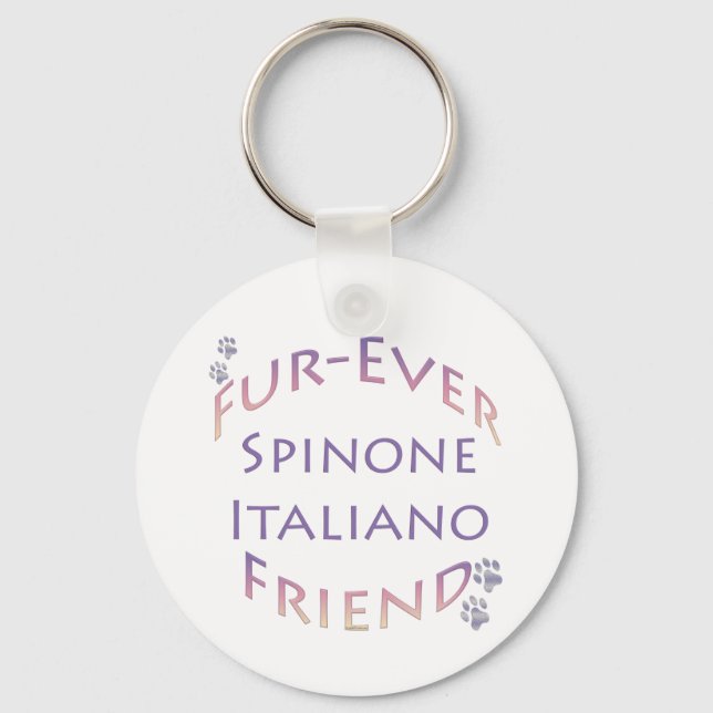 Spinone Italiano Furever Friend Nyckelring (Framsida)