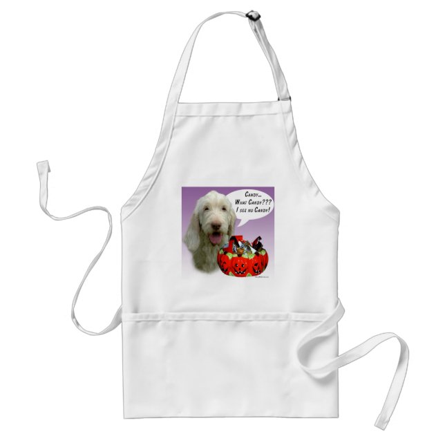 Spinone Italiano Halloween Candy Förkläde (Framsidan)