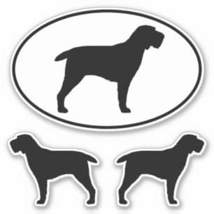 Spinone Italiano Hund Silhouettes Vinyl Sticker Se Klistermärken