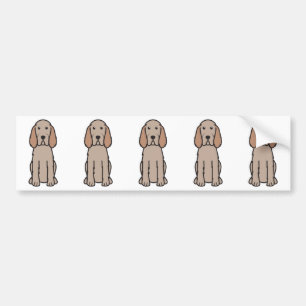 Spinone Italiano hundtecknad Bildekal