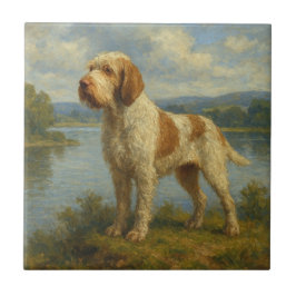 Spinone Italiano Kakelplatta