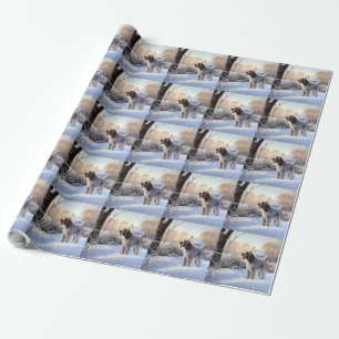 Spinone Italiano Låt det snöa Jul Presentpapper