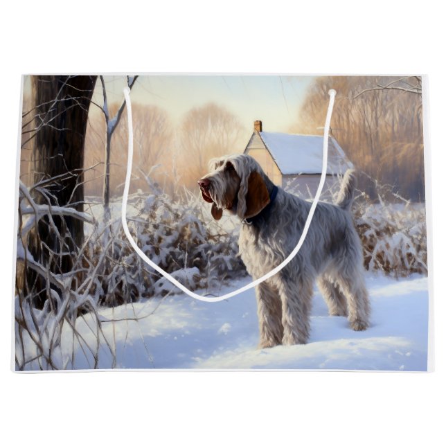 Spinone Italiano Let It Snow Jul (Framsidan)