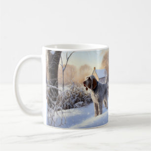 Spinone Italiano Let It Snow Jul Kaffemugg