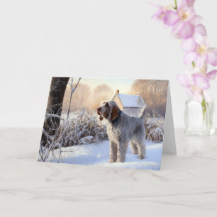 Spinone Italiano Let It Snow Jul Kort