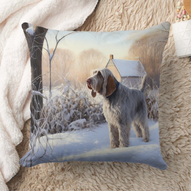 Spinone Italiano Let It Snow Jul Kudde (Filt)