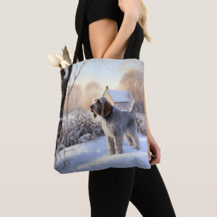 Spinone Italiano Let It Snow Jul Tygkasse