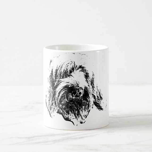 Spinone Italiano Mug – Ink Dog Headshot Kaffemugg (Center)
