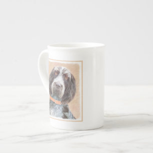 Spinone Italiano Painting - Cute Original Hund Art Benporslin Mugg