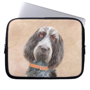 Spinone Italiano Painting - Cute Original Hund Art Laptop Fodral