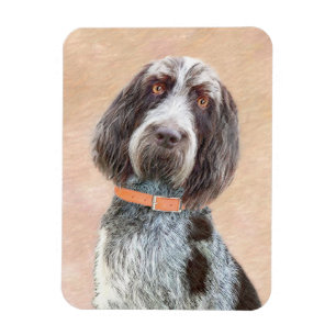 Spinone Italiano Painting - Cute Original Hund Art Magnet