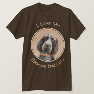 Spinone Italiano Painting - Cute Original Hund Art T Shirt