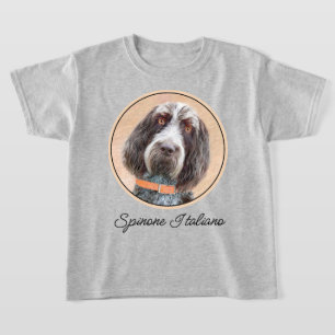 Spinone Italiano Painting - Cute Original Hund Art T Shirt