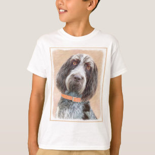 Spinone Italiano Painting - Cute Original Hund Art T Shirt