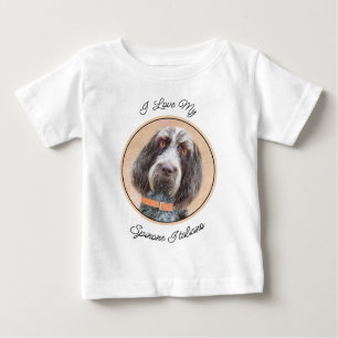 Spinone Italiano Painting - Cute Original Hund Art T Shirt