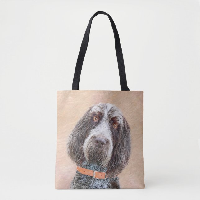 Spinone Italiano Painting - Cute Original Hund Art Tygkasse (Framsida)