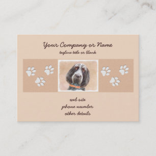 Spinone Italiano Painting - Cute Original Hund Art Visitkort