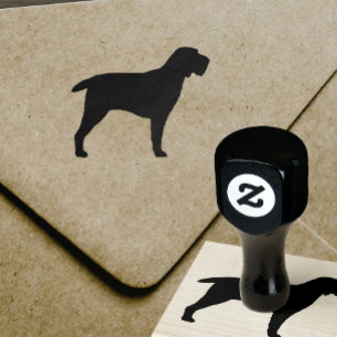 Spinone Italiano Silhouette Stämpel