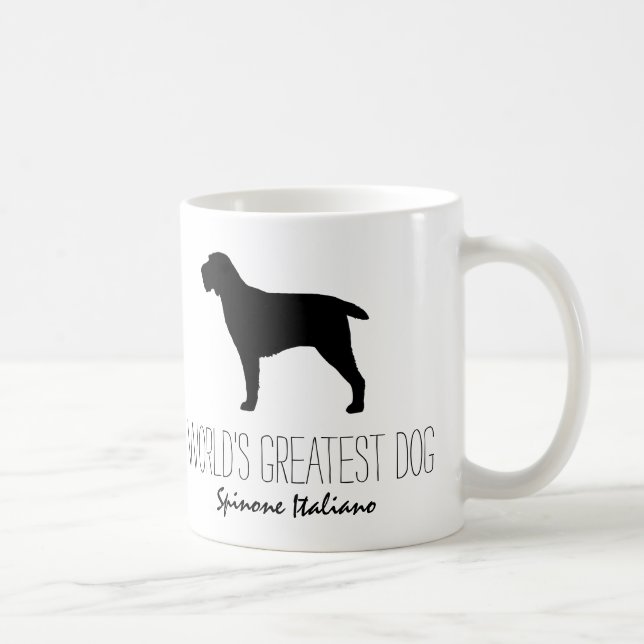 Spinone Italiano, Världsmästare Hund Anpassningsba Kaffemugg (Höger)