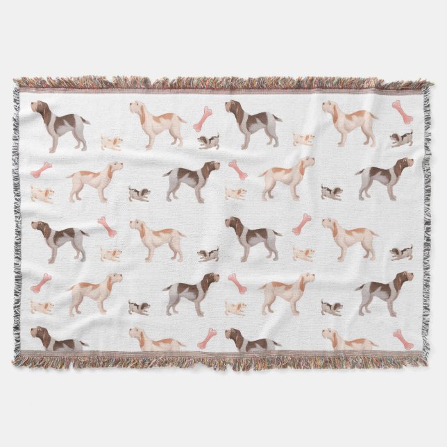 Spinone kastfilt filt (Framsidan)